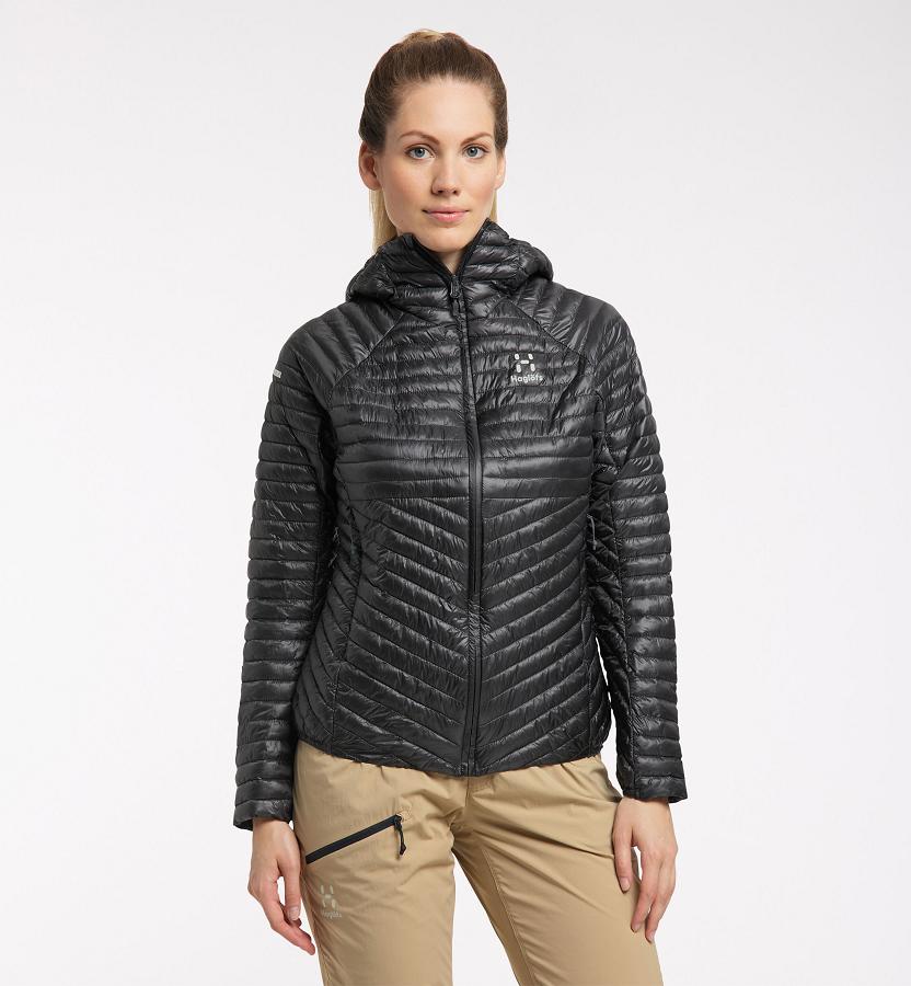 Haglöfs L.I.M Mimic Down Jacket Black For Womens MOWEN2089 Australia